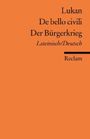 De bello civili /Der Bürgerkrieg Cover des Buches De bello civili /Der Bürgerkrieg (ISBN: 9783150185117)