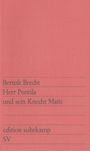Herr Puntila und sein Knecht Matti Cover des Buches Herr Puntila und sein Knecht Matti (ISBN: 9783518739655)