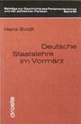Deutsche Staatslehre im Vormärz Cover des Buches Deutsche Staatslehre im Vormärz (ISBN: 9783770050826)